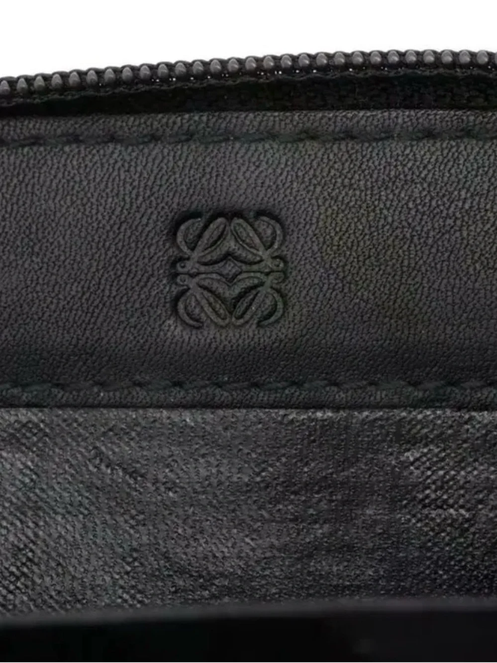 Loewe Black Leather Coin Purse